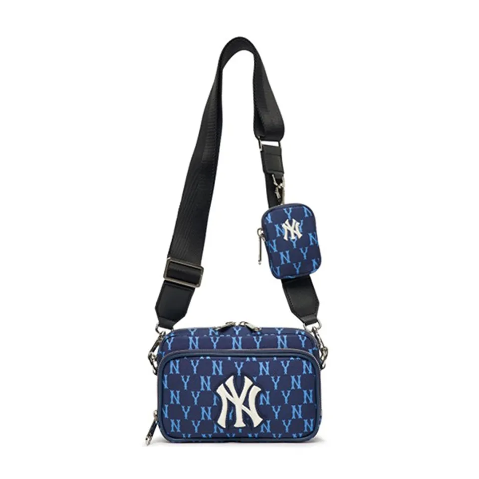 Túi đeo chéo MLB Mini Monogram New York Yankees 3ACRS012N-50NYL xanh navy