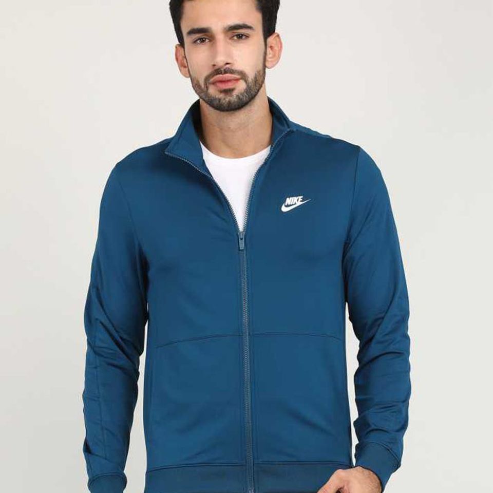 Áo Khoác Nam Nike Sleeve Solid Men Sports Jacket Blue Bq2014 474