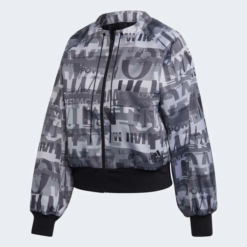 Áo Khoác Nữ Adidas Iteration Cover Up Jacket GD1736 Gray, XS