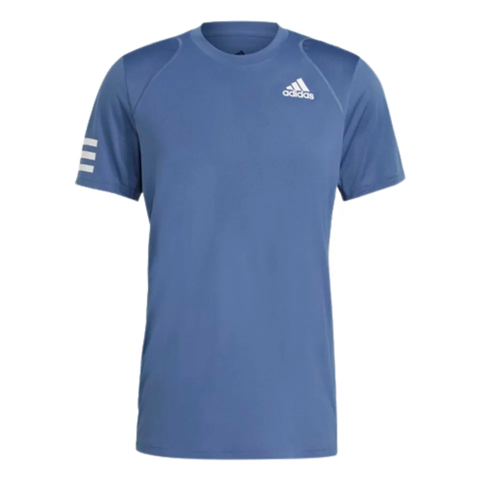Áo thun nam Adidas Tennis 3 Sọc Club GH7227 xanh navy