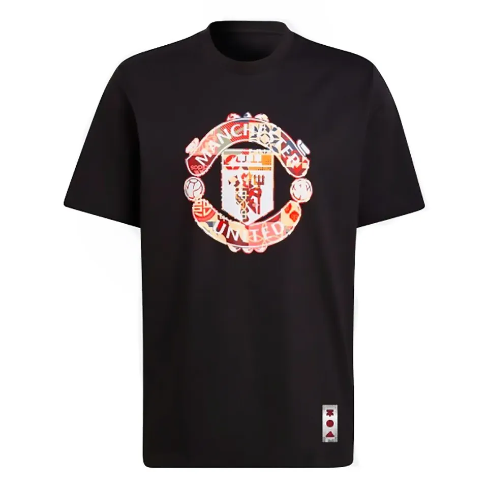 Áo thun Tết Adidas Manchester United màu đen