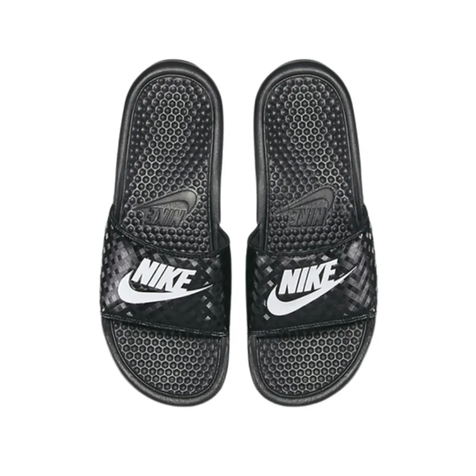 Dép Nike Benassi Polished JDI Slide Black/White, 42