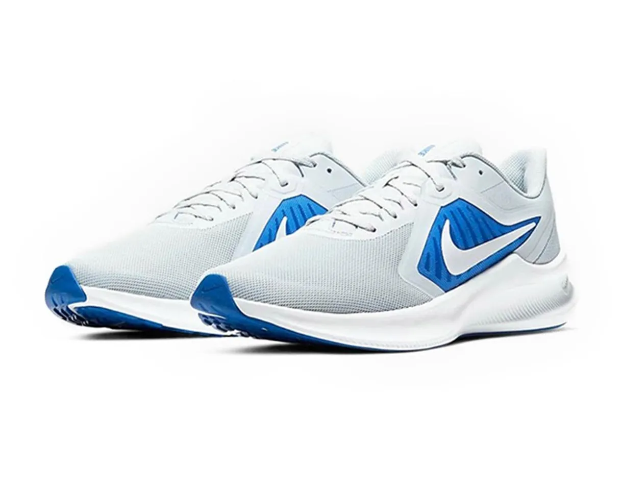 Giày thể thao Nike Downshifter 10 Running CI9981-001 trắng xanh, 42
