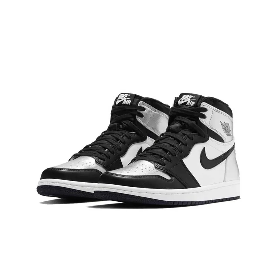 Giày thể thao Nike Jordan 1 Retro High Silver Toe CD0461-001, 37.5