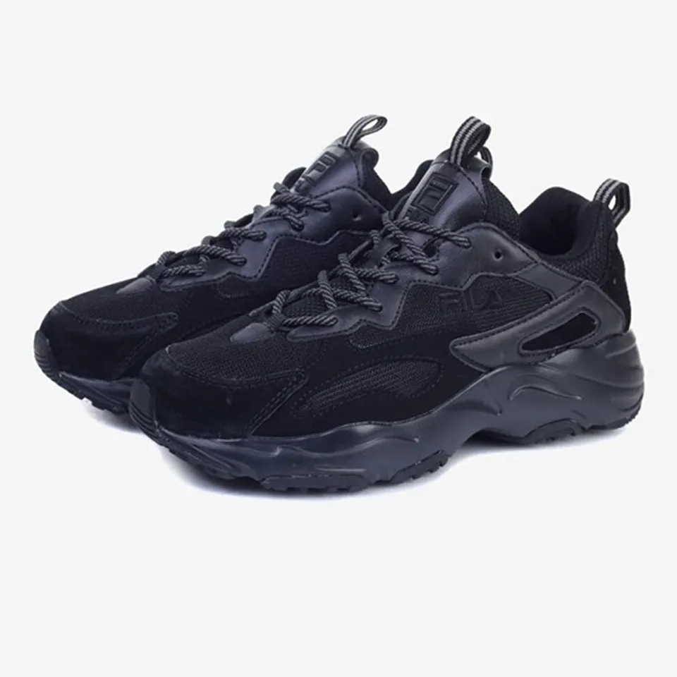 Giày thể thao unisex Fila Ray Tracer Triple Black màu đen, 36