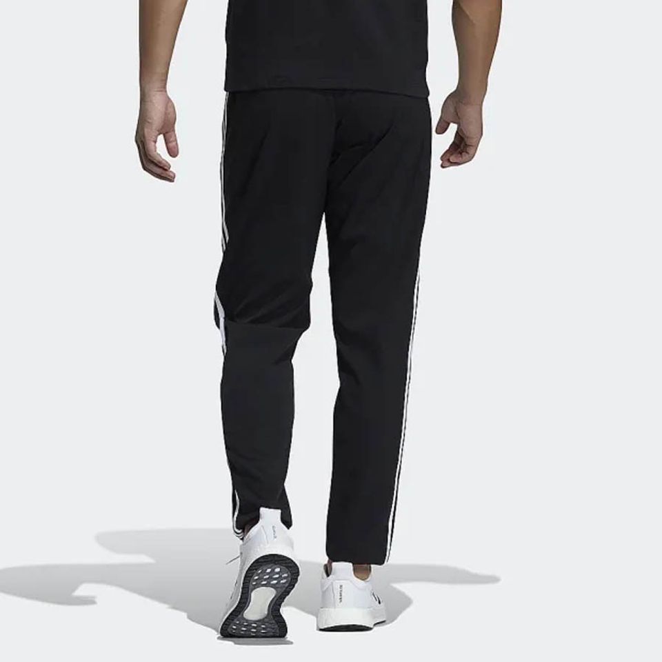 adidas Men's AEROREADY Essentials Tapered Cuff Woven 3-Stripes Pants |  Academy