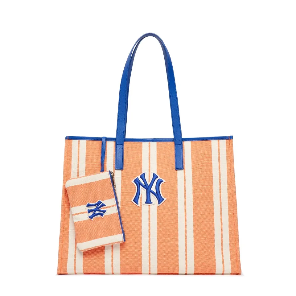 Túi xách MLB Ethnic Stripe Tote Bag New York Yankees 3AORL0323-50ORL