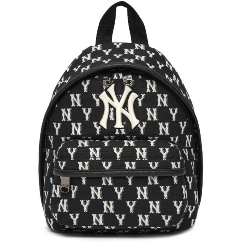 Minhshopvn  Balo MLB Monogram Diamond Embo Mini Backpack New York Yankees  3ABKS051N 50Bgd