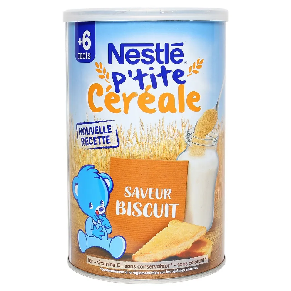 Bột Lắc Pha Sữa Nestle Của Pháp, Bích quy 6m