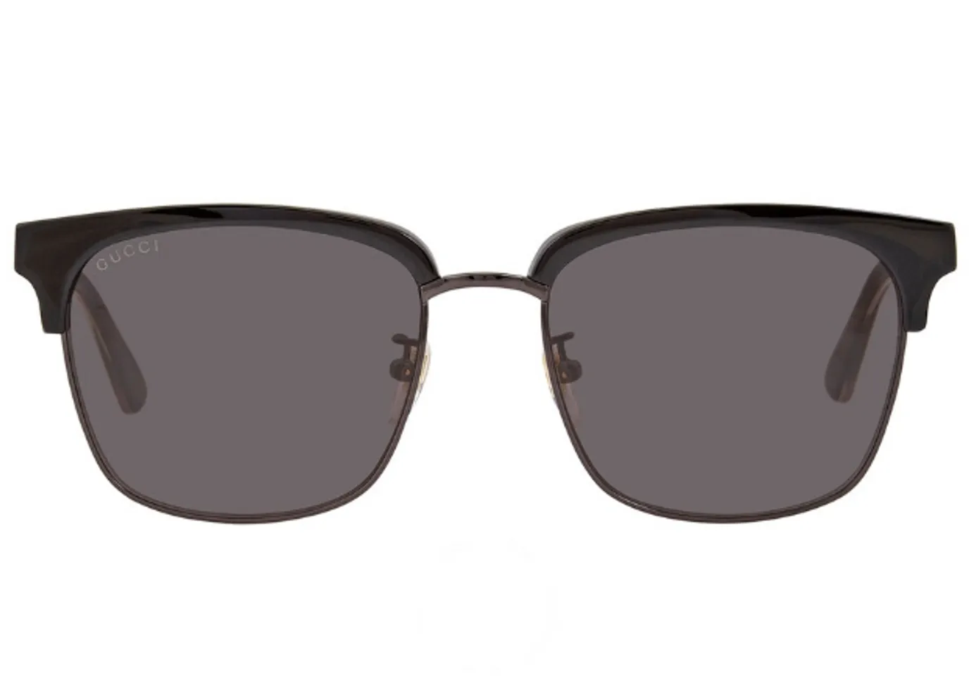 Kính mát nam Gucci Grey Square Men's Sunglasses GG0382S-001-56