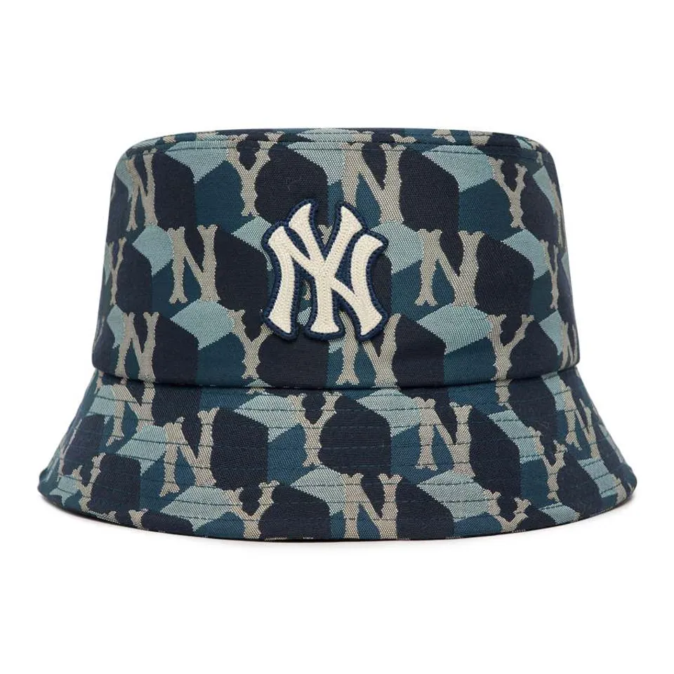 Mũ MLB Cube Monogram Bucket Hat New York Yankees 3AHTM212N-50NYD, 57