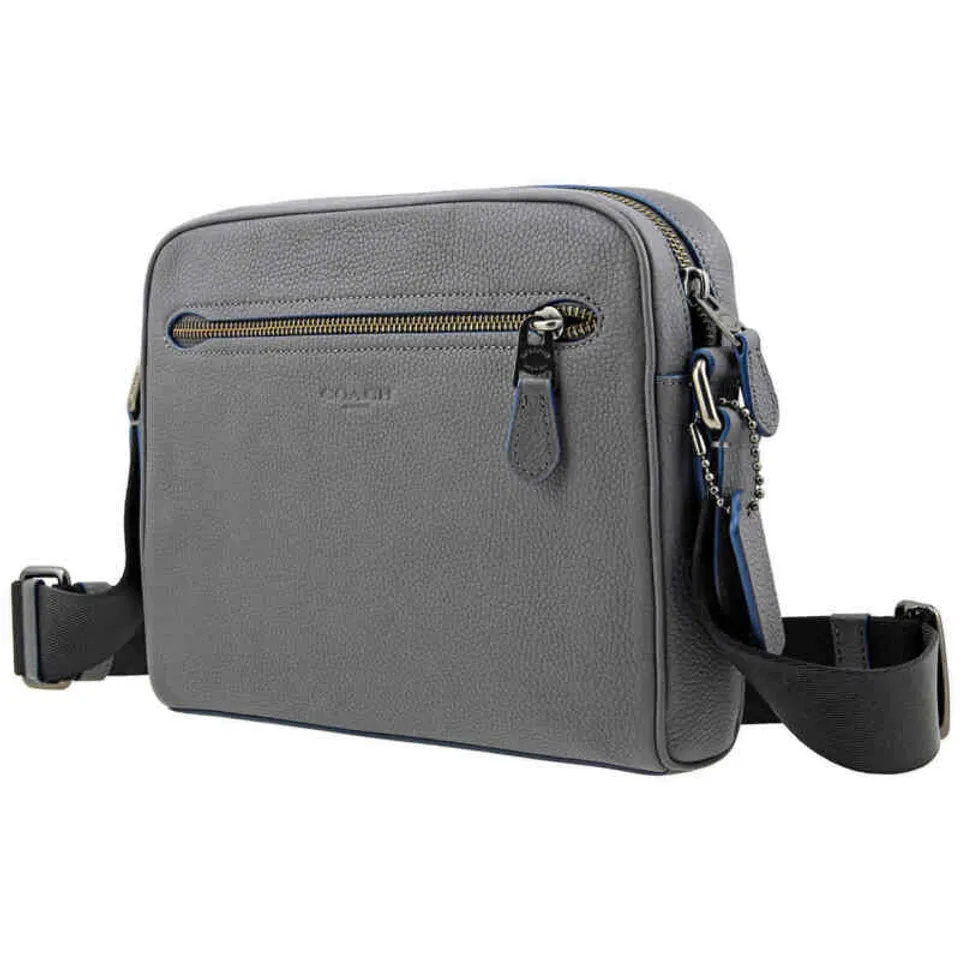 Túi Coach Pebbled Leather Metropolitan Soft Camera Bag 76232-QB/GY màu xám
