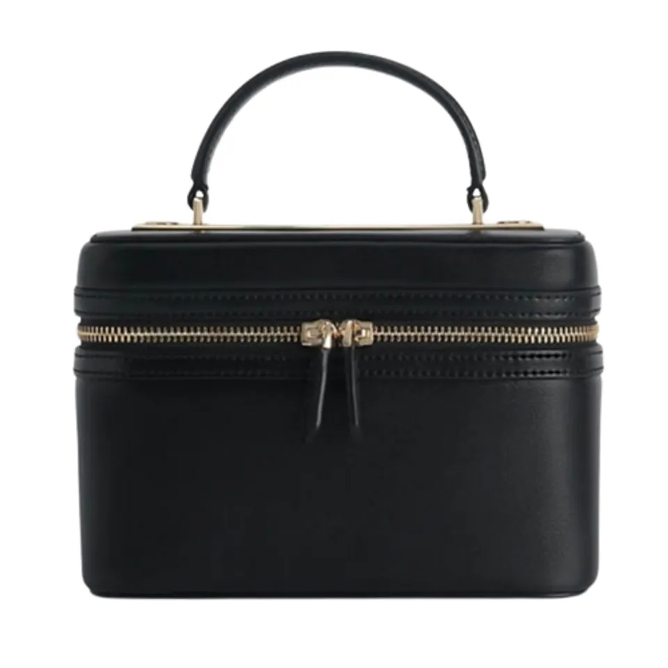Túi đeo dạng hộp Pedro Boxy Shoulder Bag Black PW2-76390057