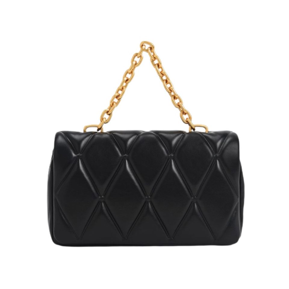 Túi xách Charles & Keith Candy Chain-Handle Quilted Bag CK2-80781659 Black