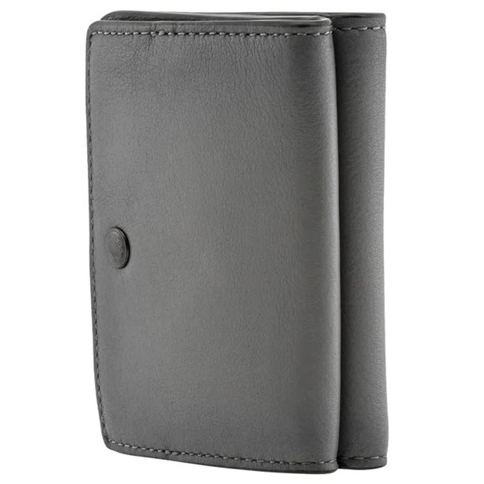 Ví Coach Men's Trifold Compact Leather Wallet In Grey 78612 PNX