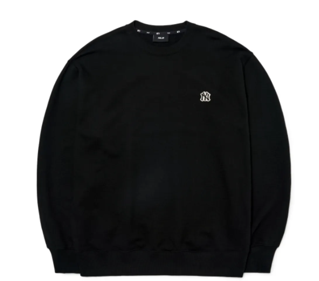 Áo MLB Basic Small Logo Overfit Sweatshirt NY Yankees 3AMTB0124-50BKS màu đen, S