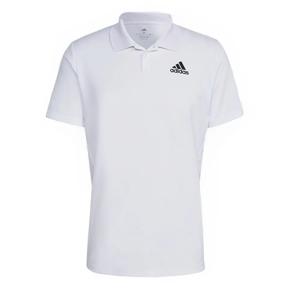 Áo polo Tennis nam Adidas HB8036 màu trắng, XS