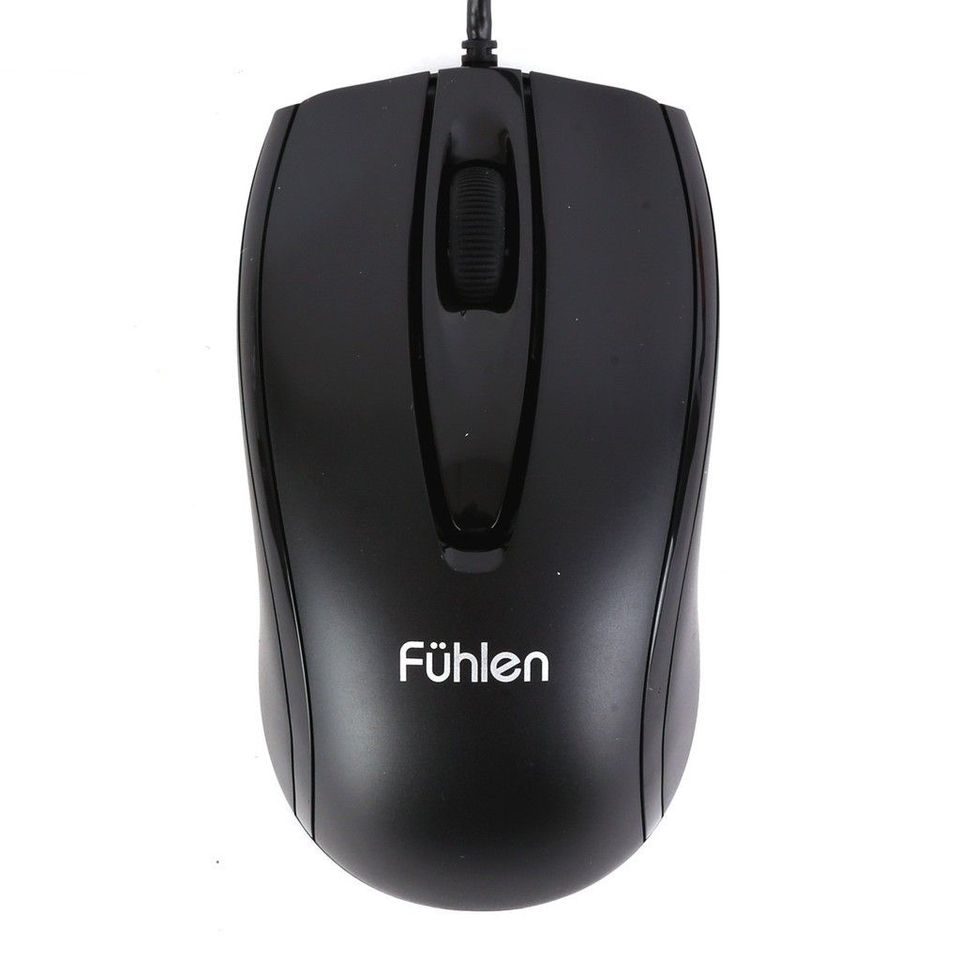 Chuột máy tính có dây Fuhlen L102, Đen