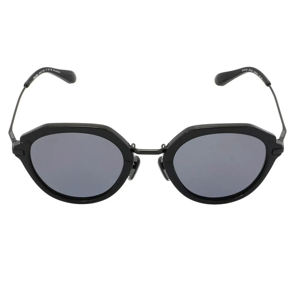 Kính mát Prada Polarized Dark Grey Oval Men's Sunglasses PR 05YS 1AB5Z1 50