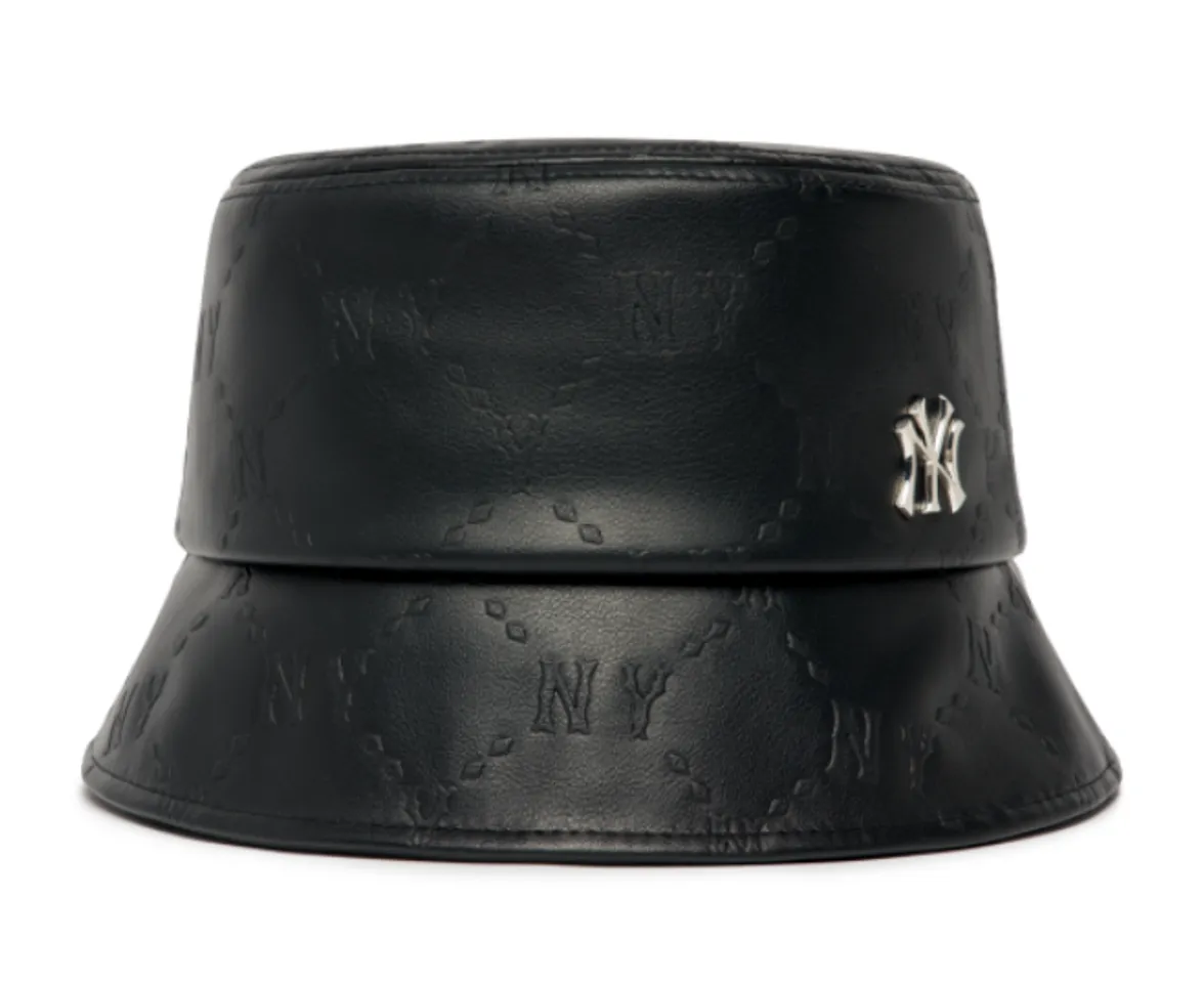 Mũ bucket da MLB NY Yankees Diamond Monogram Embo 3AHTM1226-50BKS màu đen, 59