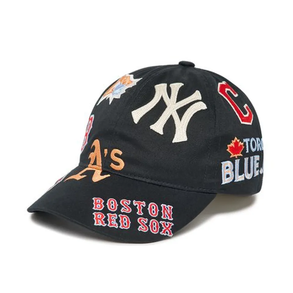 Mũ lưỡi trai MLB Multi-Logo Unstructured Ball Cap 3ACP7302N-00BKS màu đen