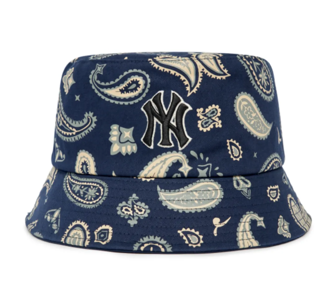 Nón MLB MONOGRAM Nylon Bucket Hat BOSTON REDSOX