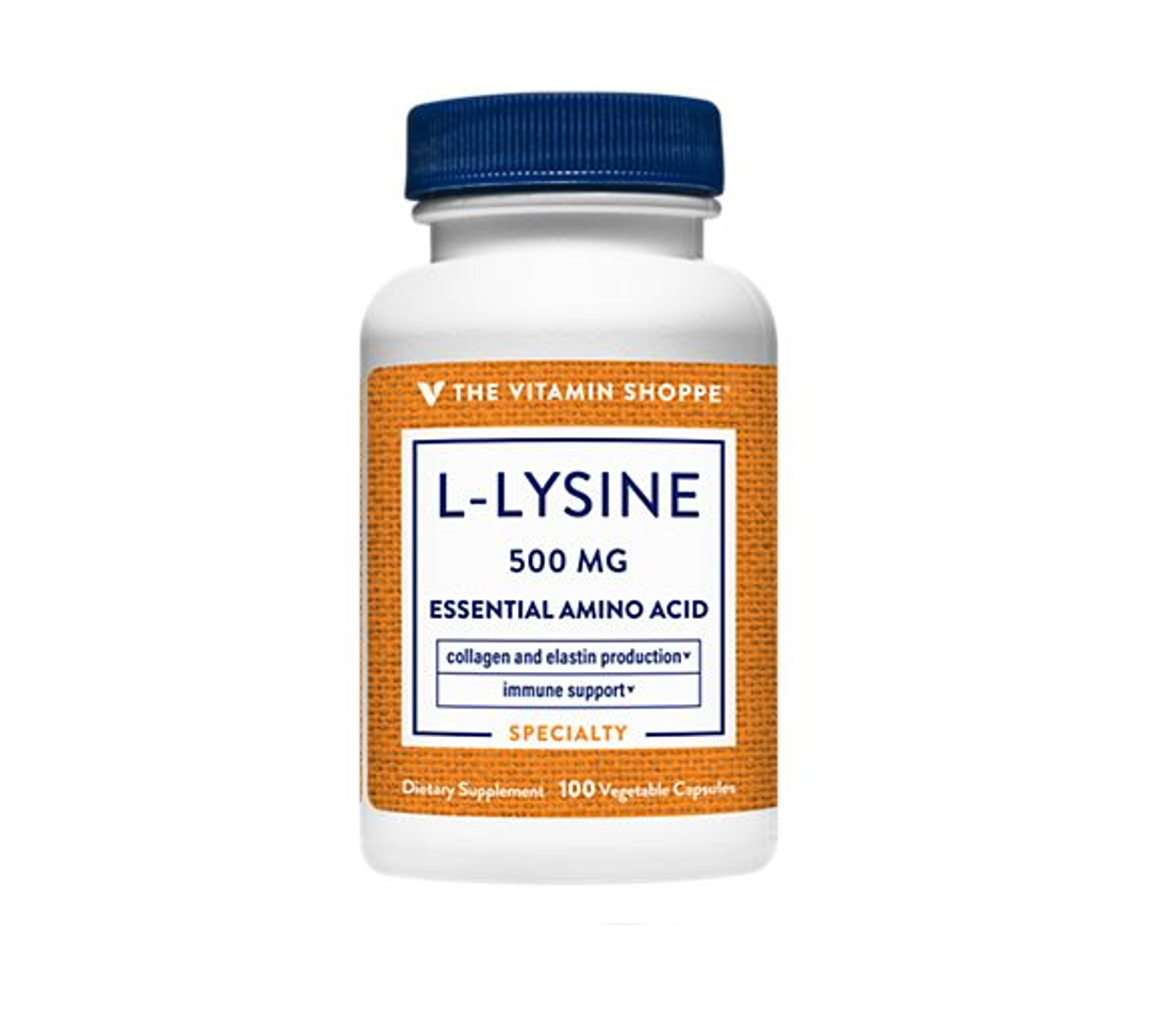 The Vitamin Shoppe L-lysine 500 MG hỗ trợ tăng sức đề kháng