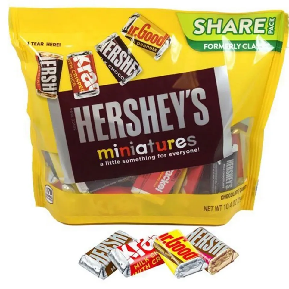 Kẹo Chocolate Hershey's Miniatures Của Mỹ, 294g