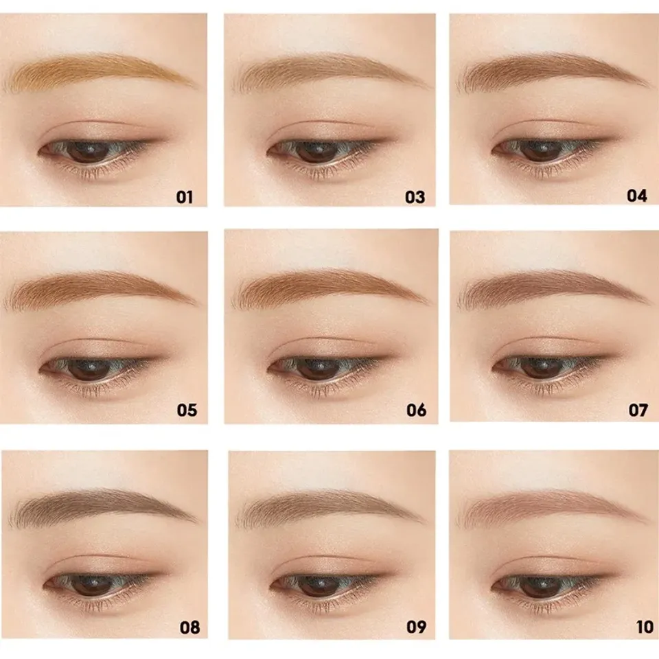 Sana Heavy Rotation Augenbrauen-Mascara – Farbe 03 Ash Brown, Für Natürliche Brauen