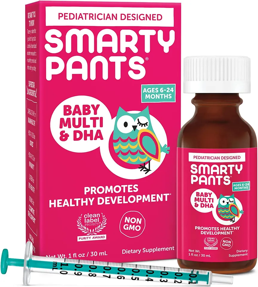 Siro vitamin tổng hợp cho bé Smarty Pants Baby Multi & DHA