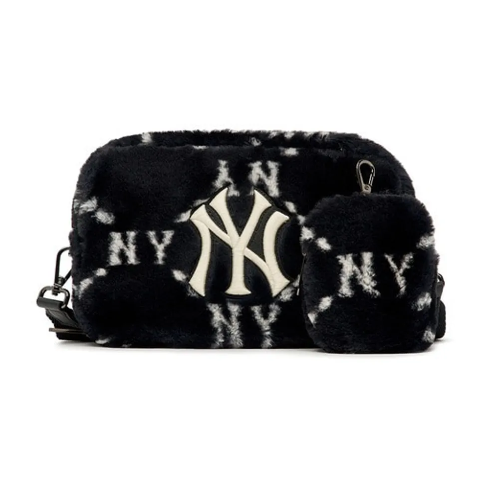Túi đeo chéo lông thú MLB New York Yankees 3ACRM1026-50BKS