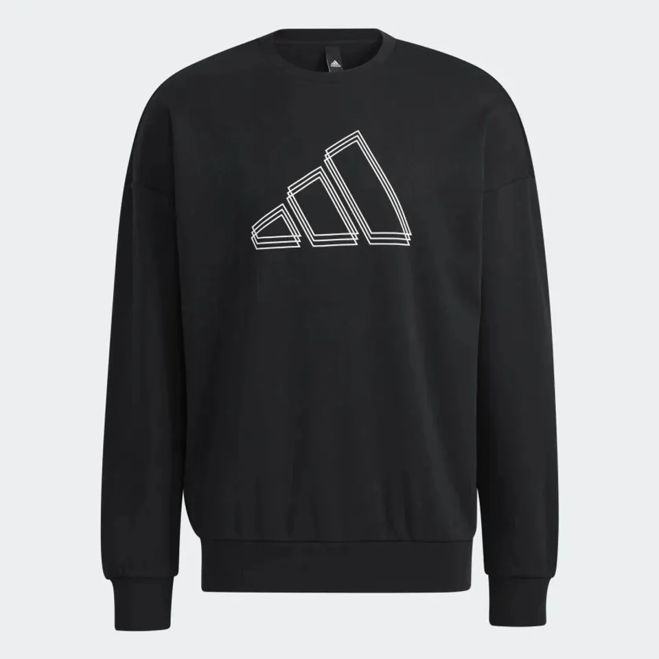 Áo nỉ nam adidas Sportwear Logo Sweatshirt Black H39359