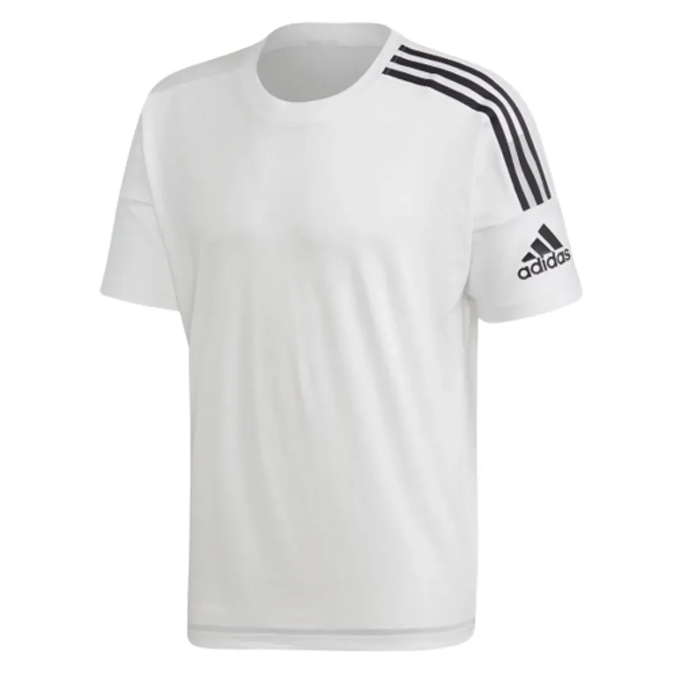 Áo thun thể thao nam Adidas ZNE 3 sọc FL3986 màu trắng