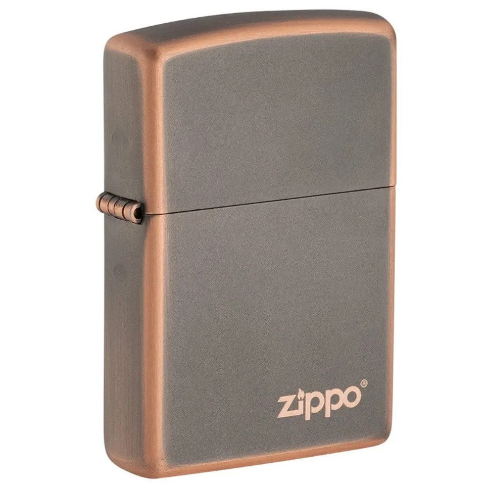 Bật lửa Zippo Rustic Bronze Zippo Logo 49839ZL