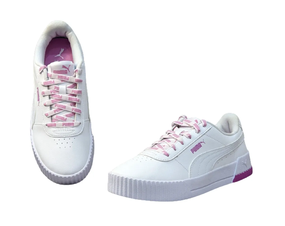 Giày thể thao nữ Puma Carina Logomania Pink 383906-02, 36