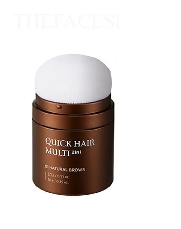 Phấn che khuyết điểm tóc Quick Hair Multi The Face Shop, Tone màu 01