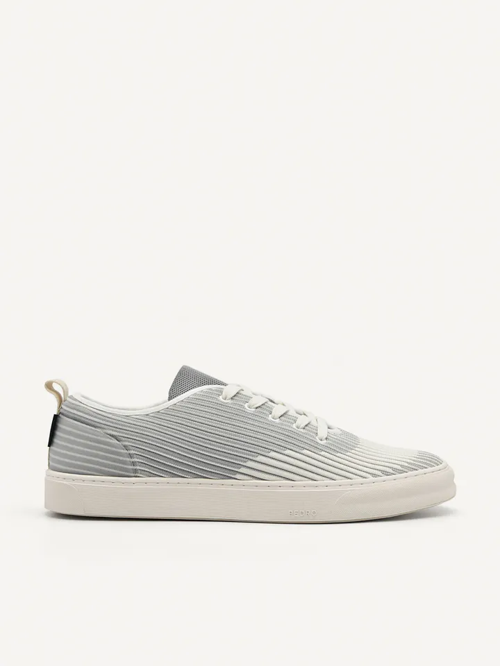 Giày nam Pedro Pleated Court Sneakers PM1-76210208 Light Grey