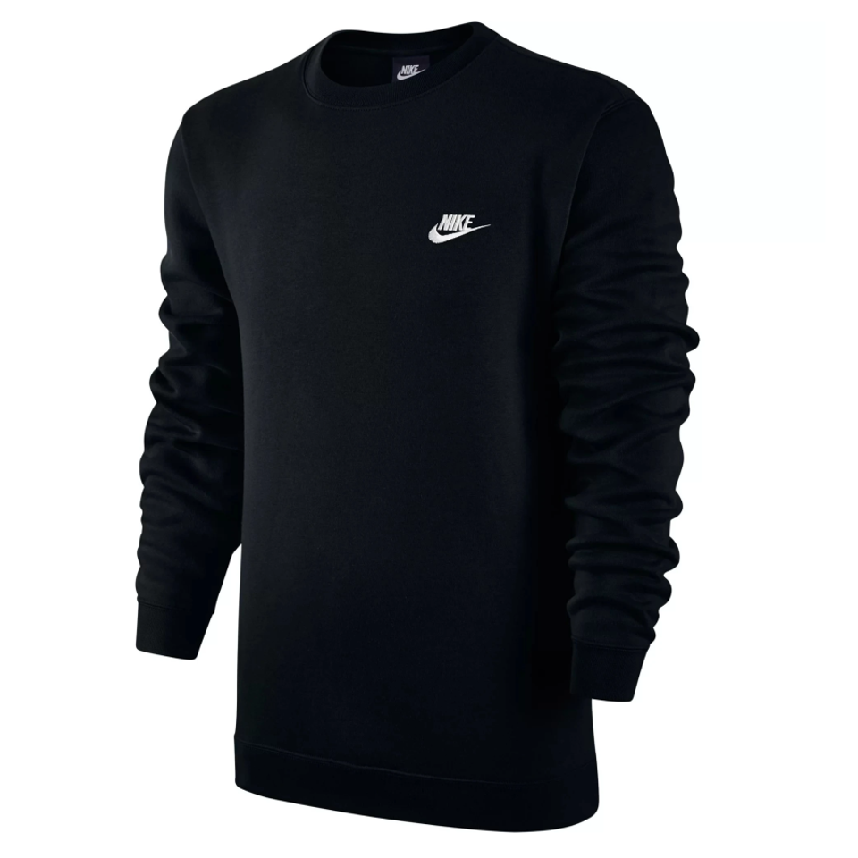 Áo thun Nike Club Fleece Men's Sweatshirt 804340-010 màu đen, L