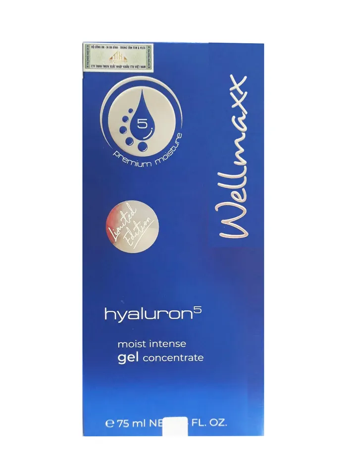 Gel dưỡng ẩm Wellmaxx Hyaluron Moist cho da khô, 75ml