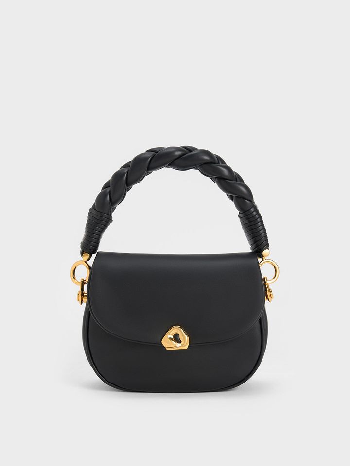 Túi nữ Moira Braided Handle Bag CK2-50270993 Black