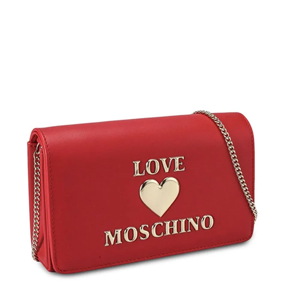 Túi nữ Moschino Love Logo Crossbody Bag màu đỏ