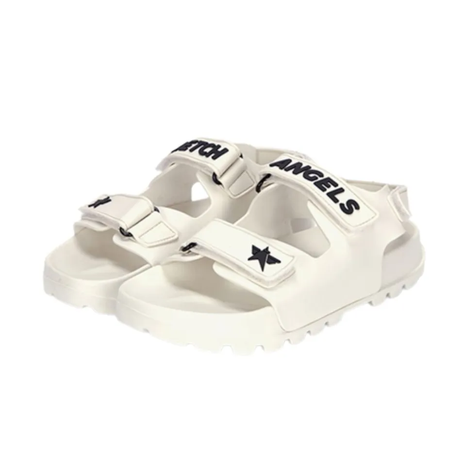 Dép sandals Stretch Angels Rubber Velcro White A-22S-SWSH80023-CRS, 230