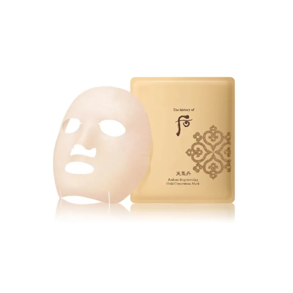 Mặt nạ sâm núi Whoo Radiant Regenerating Gold Concentrate Mask