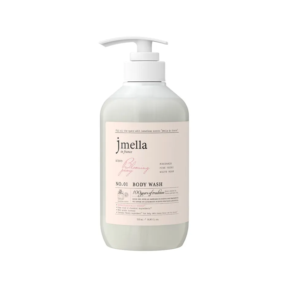 Sữa tắm hương quýt, mẫu đơn Jmella No. 1 BLooming Peony Body Wash