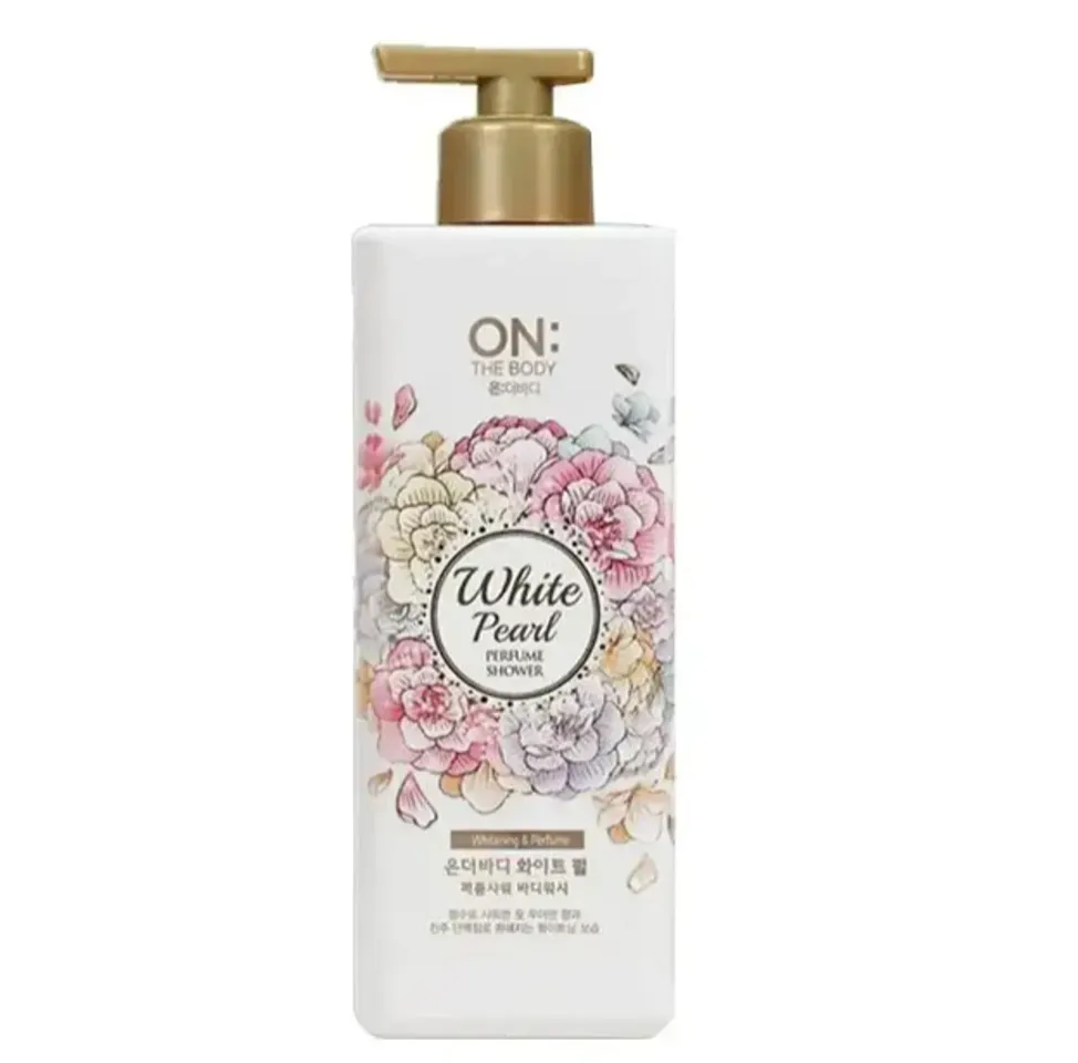 Sữa tắm nước hoa dưỡng ẩm On The Body White Pearl Perfume Shower, 500g