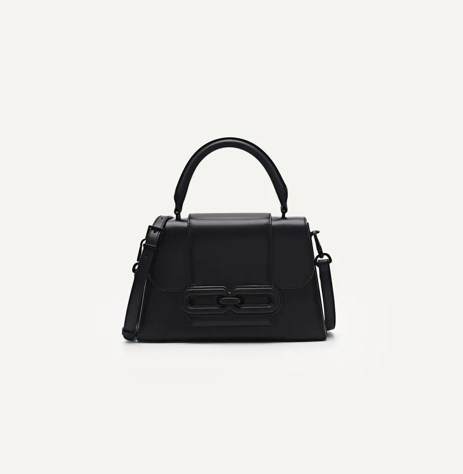 Túi xách Pedro Studio Kate Leather Handbag PW2-55210036 Black