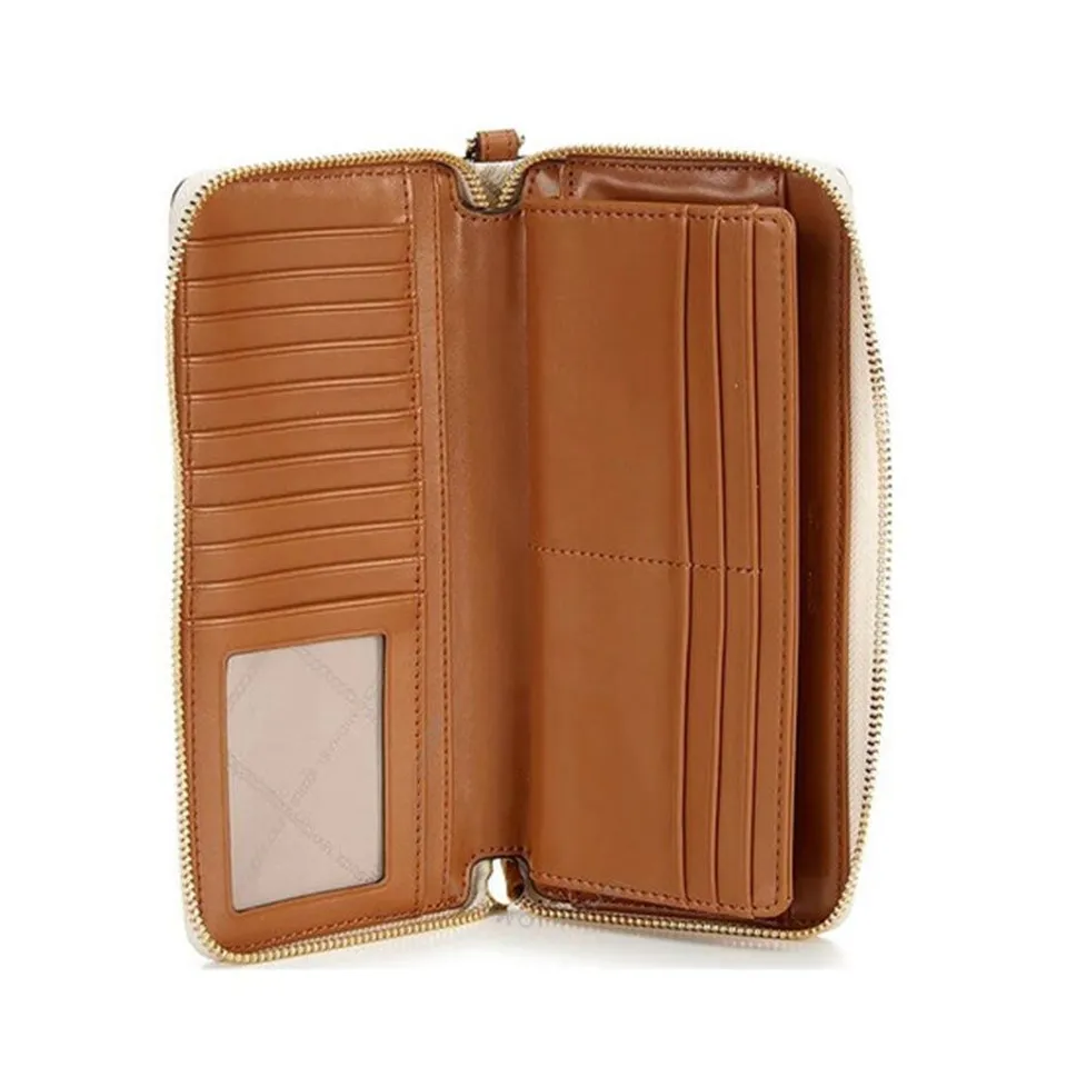 Amazoncom Michael Kors Mens Logo Slim Billfold Wallet With Key Fob Box  Set Brown  Clothing Shoes  Jewelry