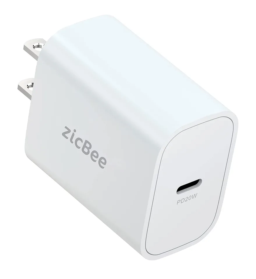 Củ sạc nhanh mini 20W PD 3.0 zicBee MGA016 cho điện thoại, iPad, Airpods, Apple Watch