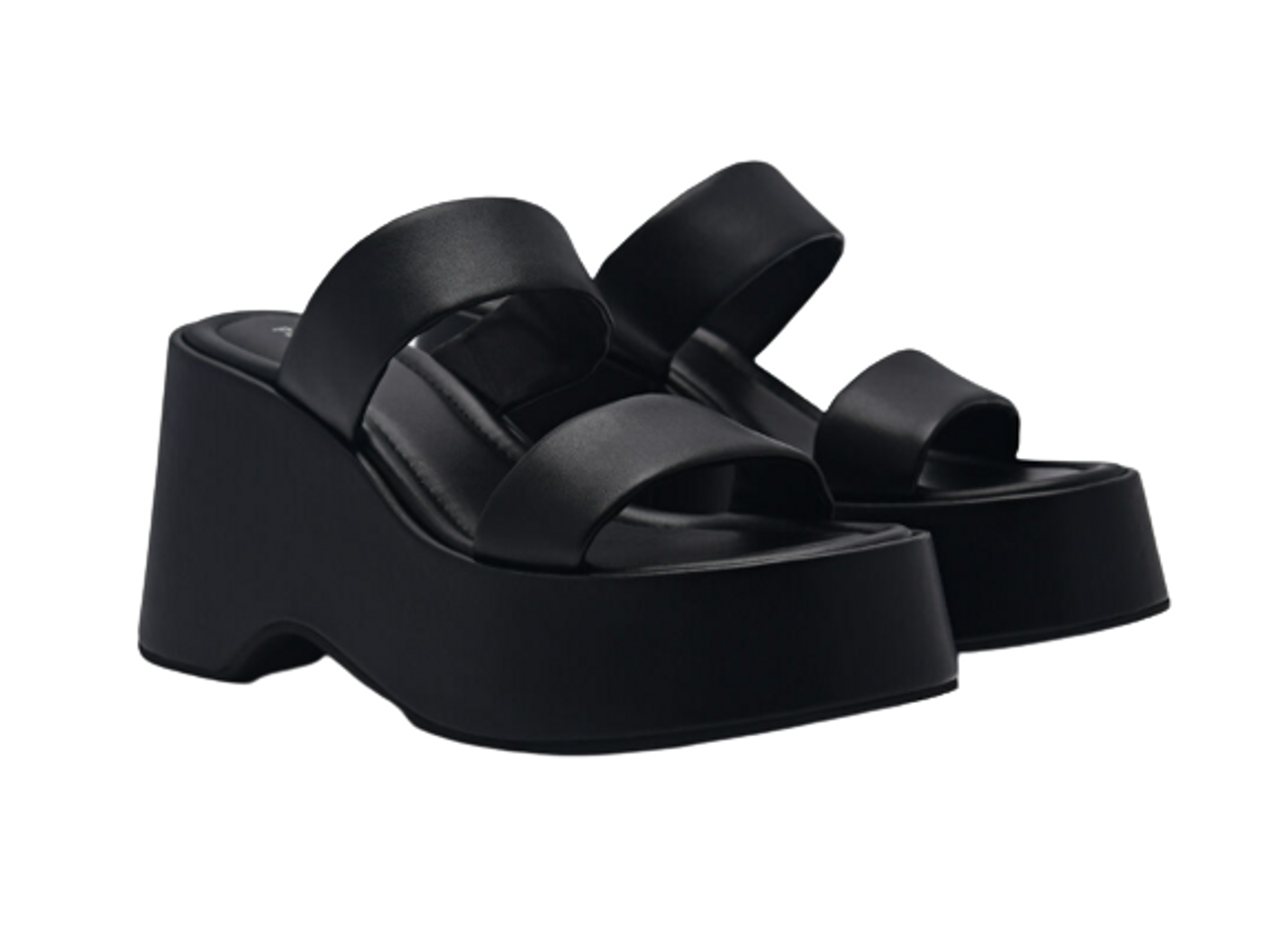 Sandals đế xuồng Pedro Bianca PW1-46680003 Black màu đen, 35