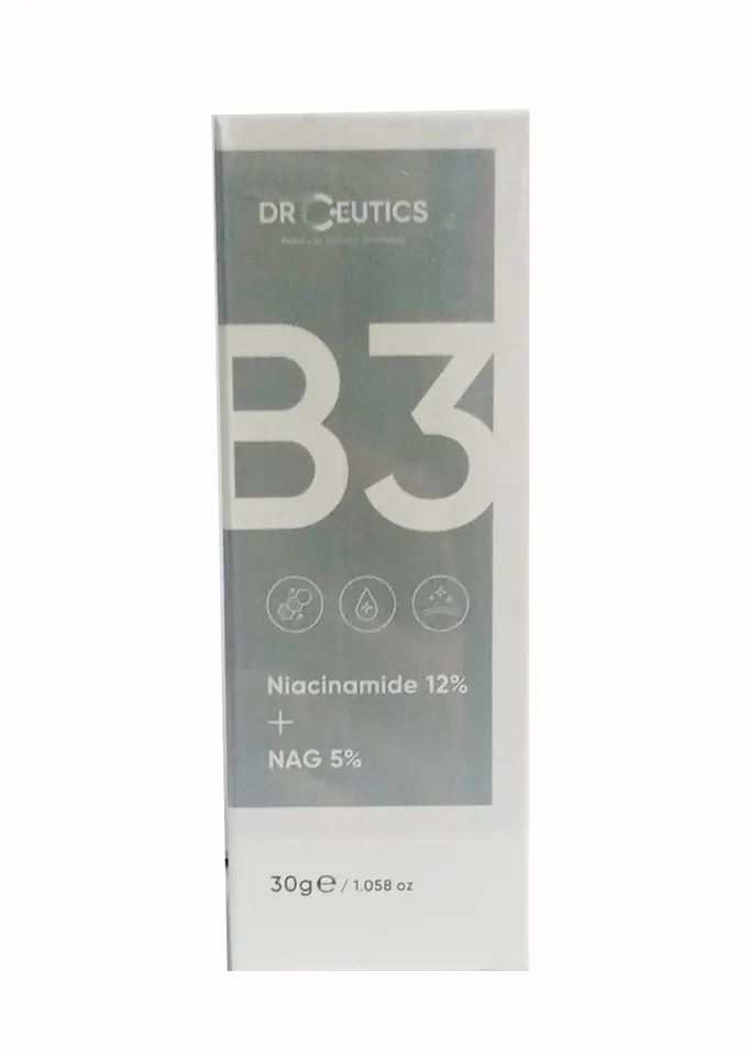 Serum B3 DrCeutics Niacinamide 12% + NAG 5% hỗ trợ làm sáng da, 30 ml